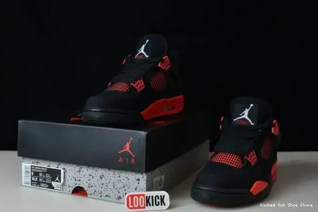 Kick Theory CT8527-016 Jordan Red Air 4 Thunder 0613